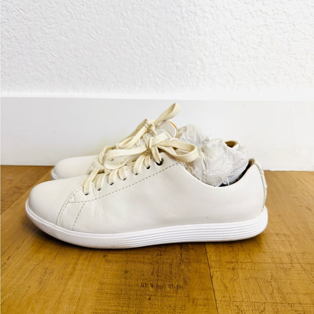 Cole Haan Women's Cream Leather Sneakers
